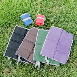 8단 접이식 휴대용 방석 (푹신한 야구장 무하중 비행기 기내용