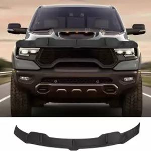 Dodge RAM 1500과 호환되는 후드 프로텍터 2019-2025 (레벨 및 TRX 모델 제외) 버그 실드 디플렉터 교체