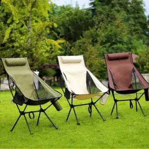 .접이식의자 헤드 쿠션 목받침 캠핑 의자 편한 낚시 체어 접이식