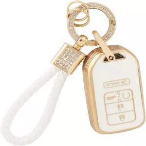 혼다 시빅 어코드 CRV 패스포트 파일럿 인사이트 액세서리 5 버튼 자동차 리모컨 케이스 쉘 프로텍터 블링