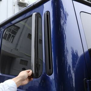 호환 메르세데스 벤츠 G 클래스 W463 G500 G63 2004-2024 용 자동차 후면 C 필러 사이드 에어 벤트 배출구