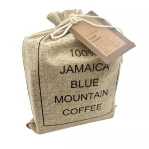 1파운드 신선하고 정통 자메이카 블루 마운틴 커피 원두 다크 로스트 버랩 백 훌륭한 선물 만들기!