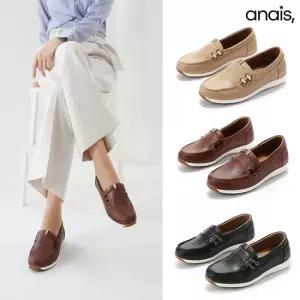 [아나이스] 소가죽 컴포트 여성로퍼 3cm_26S148