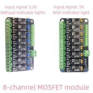8채널 mos 모듈 단일 칩 마이크로 컴퓨터 PLC 증폭 전계 효과 드라이버 튜브 광 커플러 절연 M 제어 램프