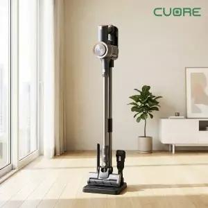 쿠오레 COVA-S 3중 헤파필터 BLDC모터 강력흡입 LED 무선청소기 거치대 포함