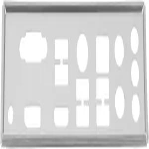 MSI B550M PRO-VDH WiFi와 호환되는 브리니 리버 컴퓨터 IO 실드 후면 배플