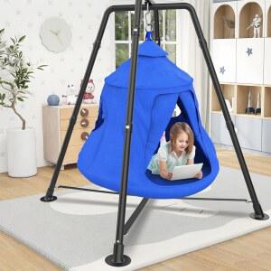 텐트 그네가 감각 스탠드가 149 의자 스윙 있는 그네 해먹 프레임 세트 X자형 7KG