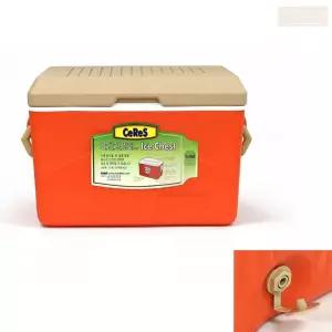 하드 케이스 물빠짐 아이스 박스 35L 차량용 캠핑 쿨러 보냉백 낚시용