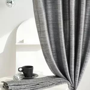 [메종텍스타일]파티룸 포토존 메탈릭 펄 플리츠 커튼 아일렛형 2color