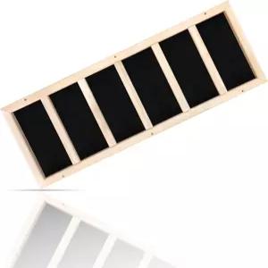 iDOTODO 250와트 적외선 사우나 히터 120V 액세서리 나무 실내외 사우나실용 탄소 섬유 난방판 (37 x13.38
