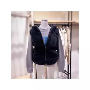 [시에로] SG1JPF653 우븐배색 해리 후드 덤블링 베스트_P416431852