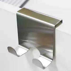 스테인레스 HPX724H9 도어훅 2구 원목옷걸이 벽면옷걸이