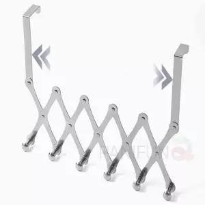 자바라 XUH504S3 6구 도어후크 실버 문에거는옷걸이 모자걸이 좁은방꾸미기 드레스룸꾸미기 도어행거