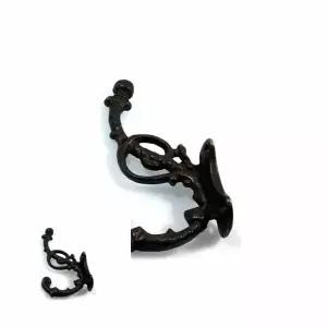 해마 XUI580I3 2단 황동 주물 옷걸이 벽행거 매장용옷걸이