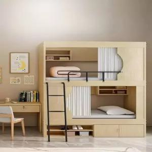 이층 침대 저상형 벙커 원룸 성인용 서랍 수납장 원목 철제 프레임 가구 매트리스