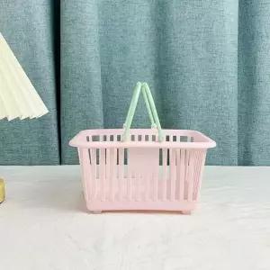 사각 HPG949U0 정리 바구니 소품 미니 사탕바구니 간식바구니 예쁜 핑크