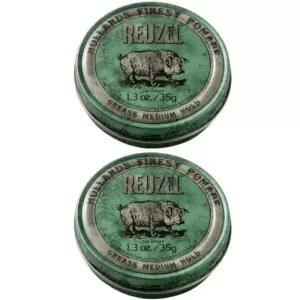 리우젤 남성 그린 유성 미디움 홀드 포마드 35g 2개