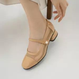 SOVO 아벨 메리제인 미들힐 3cm