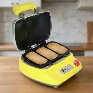 국산 누룽지 제조기 가정용 간식 메이커 기계 와플기 겸용 BE-7800