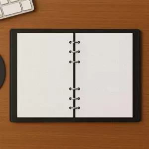 [문구] 다이어리 속지 리필용 6공 도트 종이 135매 A5 정리용