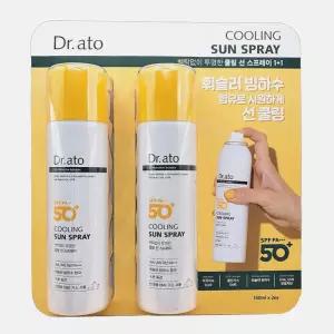 닥터 아토 쿨링 선 스프레이 150ml 2개 뿌리는 썬스프레이 미세먼지 황사 민감성 피부