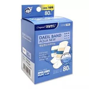 대일밴드 아쿠아 뉴 혼합형 방수밴드 1박스 80매입 상처 드레싱 밴드 반창고 상비용품