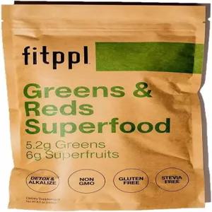 면역 지원 및 장 을 위한 카뮤 카무 클로렐라 스피룰리나 모링가 파우더가 포함된 fitppl 그린 슈퍼푸드