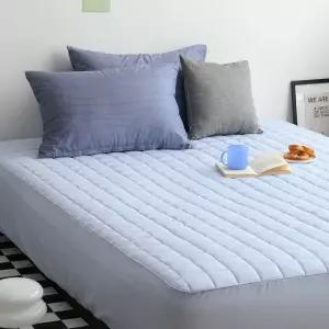 리빙홈 샤이니 40수 순면 누빔 매트리스커버 SS 침대커버