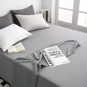 리빙홈 샤이니 40수 순면 홑 매트리스커버 SS 침대커버