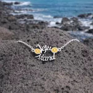 [라일리쥬얼리] Rly 제주아일랜드 귤 레터링 팔찌