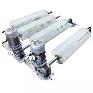 롤러 브러시 컨베어벨트 산업용 클리너 무동력 전동