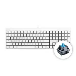 체리 저소음 사무용 키보드 풀배열 타이핑 청축 화이트 선물