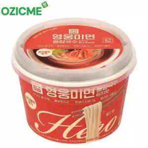 [오직미] 영웅미면 쌀칼국수 김치맛 12개입