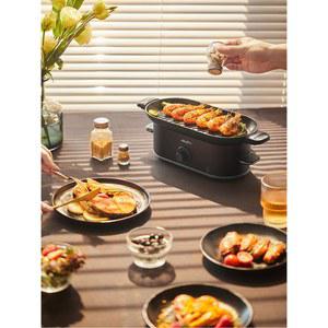 일식 미니 전기 그릴 오븐 바비큐 소형 저유연 철판구이 가정용