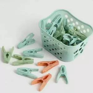 빨래집게 ZUC248R7 세트 빨래바스켓 이불빨래집게 세탁집게