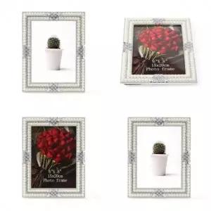 진주 크리스탈 사진 액자 6x8 백일액자 신혼집액자