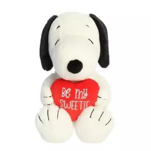 하트를 든 스누피 인형놀이 장난감 디자인 캐릭터 스누 귀여운