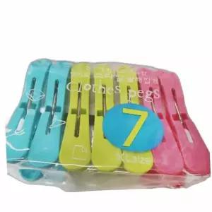 빨래고정집게 DMN776K8 스타일 빨래집게 특대 7P 세탁빨래 특대형