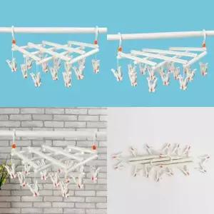 자바라 KWJ622X1 빨래집게 건조대 14p 화이트 옷걸이빨래집게 빨래건조집게