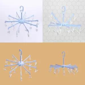 양말 RDQ924T4 속옷 빨래집게 건조대 20p 스카이 양말건조대 빨래건조집게