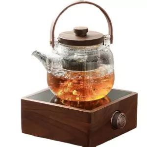 전기 티포트 1구 하이라이트 가정용 티워머 스토브 인덕션 가열식 티팟 보온