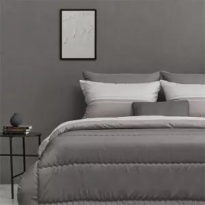 알레르망 멜번 차렵이불 Q 3종세트 그레이