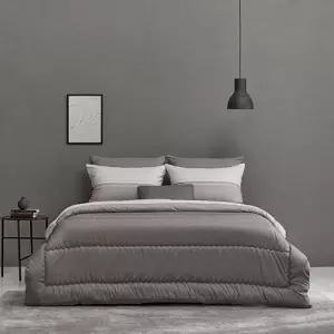 알레르망 멜번 차렵이불 Q 4종세트 그레이