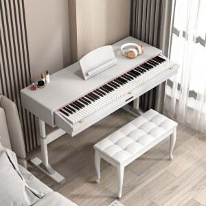 서랍피아노 원목 테이블 전자키보드 88건반 모으다 119 미디 책상 피아노테이블 123