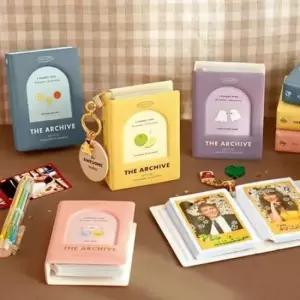 [문구] 포토카드 정리앨범 1단 바인더 팬들 포카앨범 수집용 카드앨범