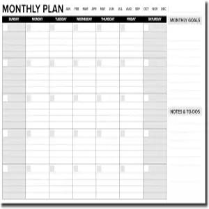 레스키드 두꺼운 카드 스톡 날짜가 없는 책상 달력 할 일 목록과 메모가 포함된 월간 플래너 홈 오피스 -