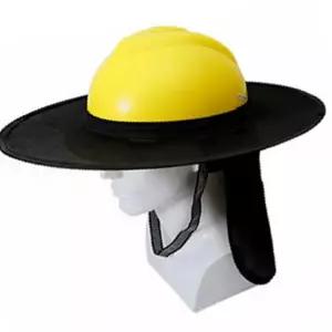 공사 현장 안전모 햇빛 가리개 작업용 블랙 그늘막 헬맷 차양막