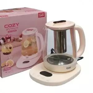 키친플라워 전기 티포트 차포트 주전자 내열유리 티팟 1.8L