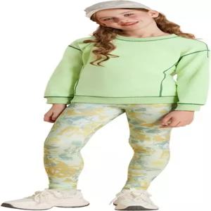 그레이스 카린 걸스 스웨트셔츠 레깅스 세트 6-14Y 가을 운동복 청소년 패션 의류