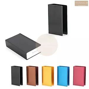 심플 메탈 클립형 담배 케이스 지갑 블랙 골드 와인 블루 브라운 남자